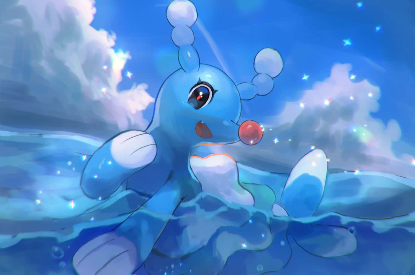 Take A Dive Into Crystal-clear Waters In Brionne. Background