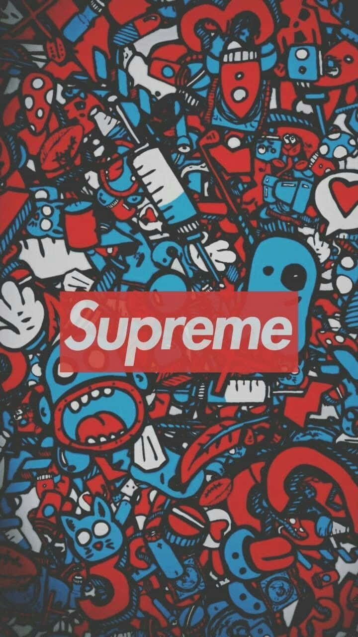 Take A Dive Into The World Of Supreme Drip Background