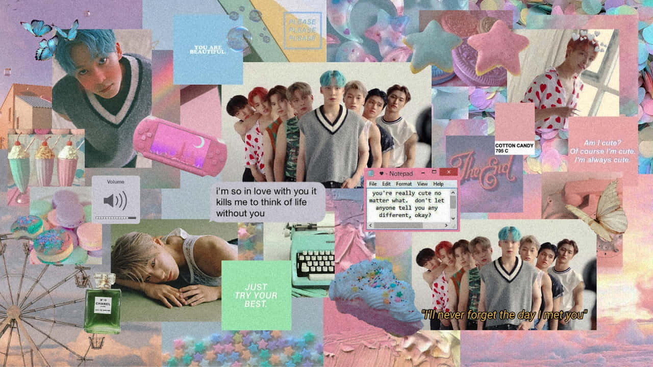 Take A Dive With Ateez Desktop Today. Background