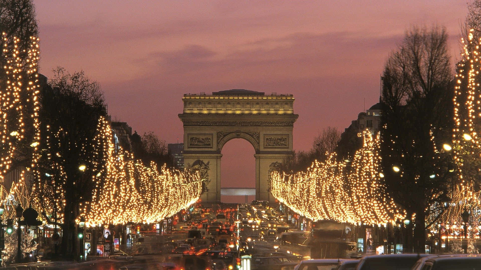 Take A Front-row View Of The City Of Love And Lights, Paris. Background
