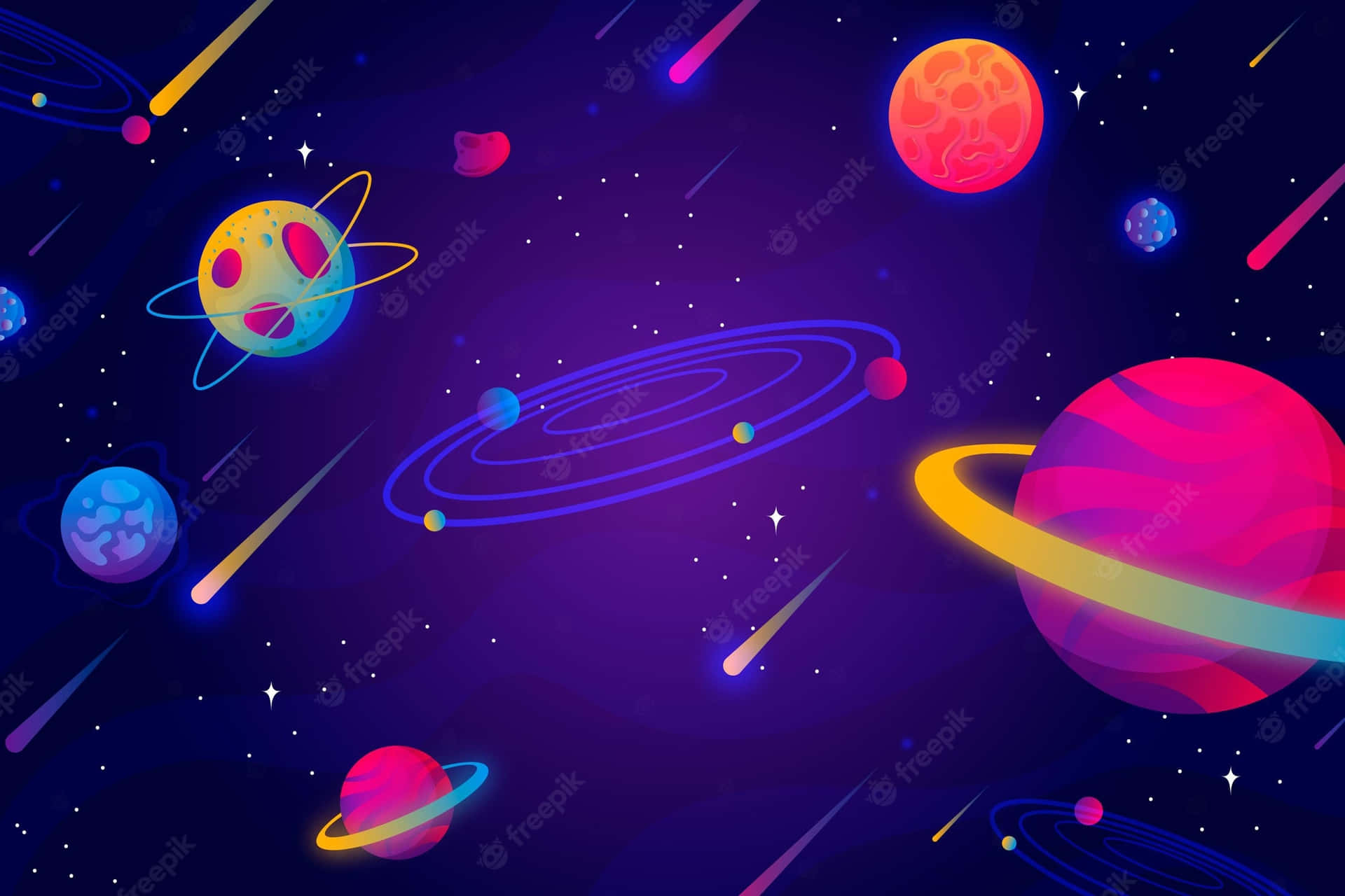 Take A Journey Into Outer Space Background