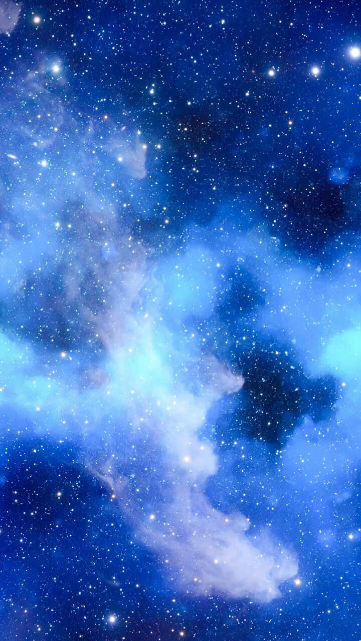 Take A Journey Through The Magnificent Cool Blue Galaxy Background