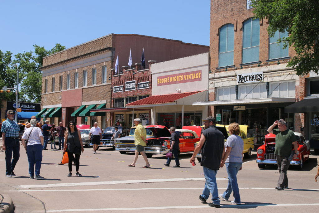 Take A Leisurely Stroll Through Downtown Garland! Background