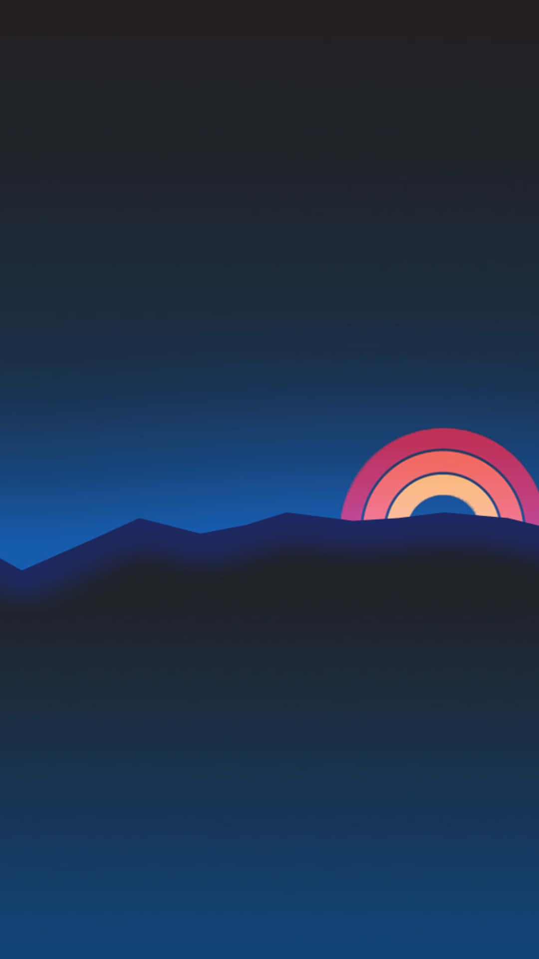 Take A Moment To Appreciate The Calming Beauty Of A Retro Sunset. Background