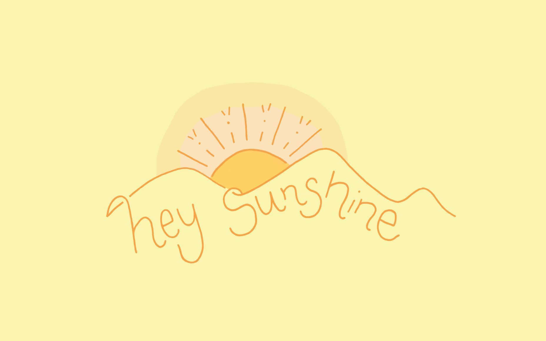 Take A Moment To Soak Up The Cute Sunshine Background
