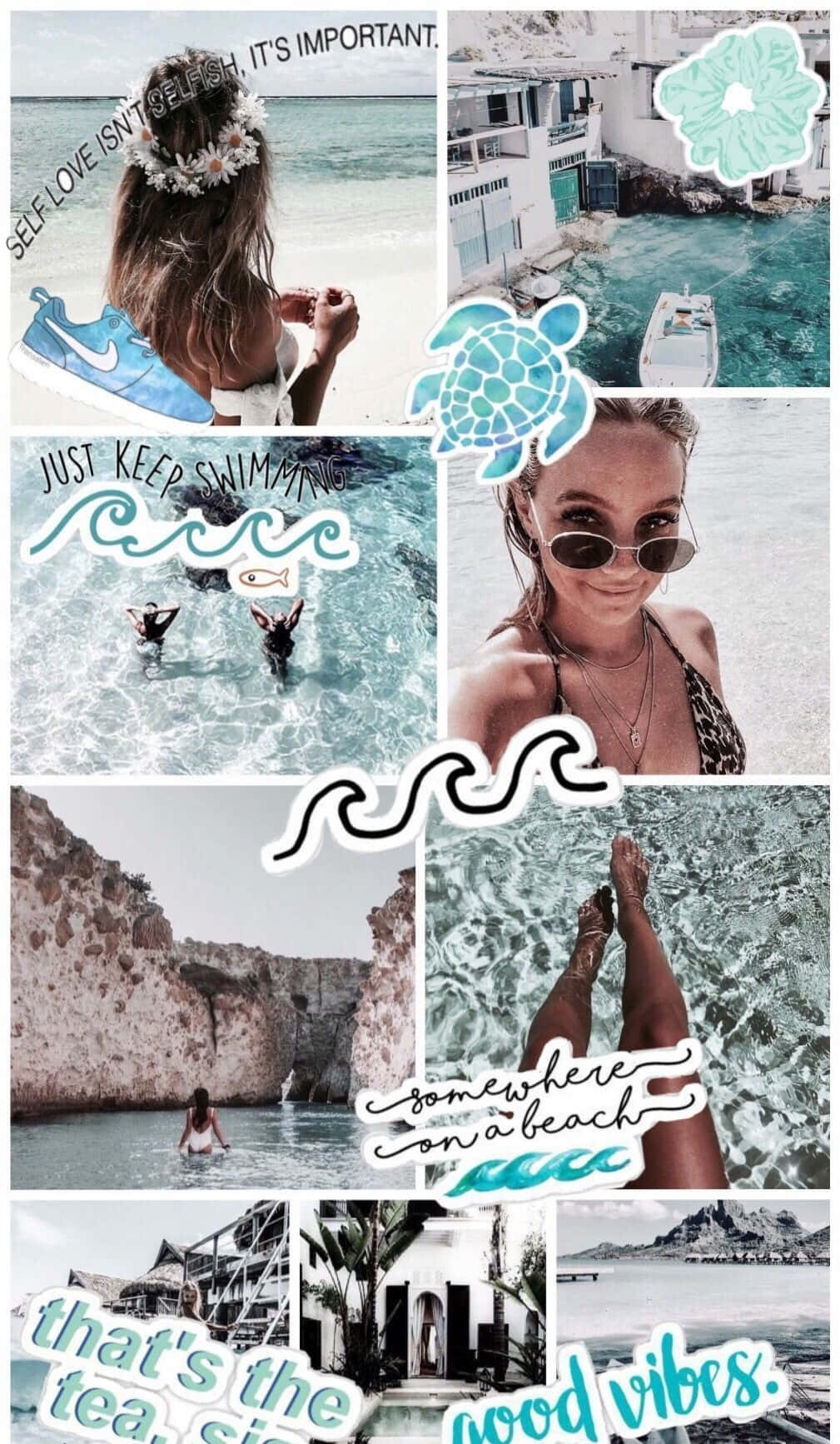 Take A Relaxing Trip To The Beach And Enjoy The View! Background
