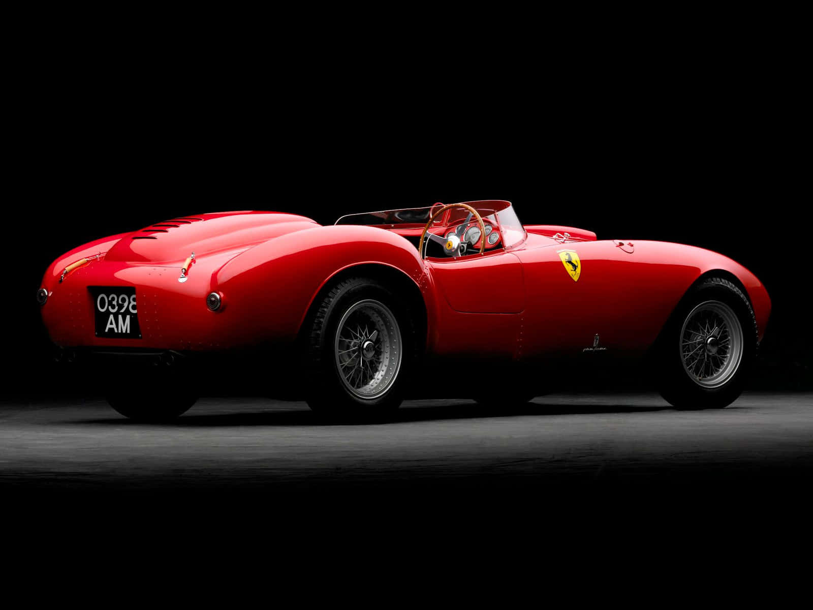 Take A Ride In This Classic Ferrari Background