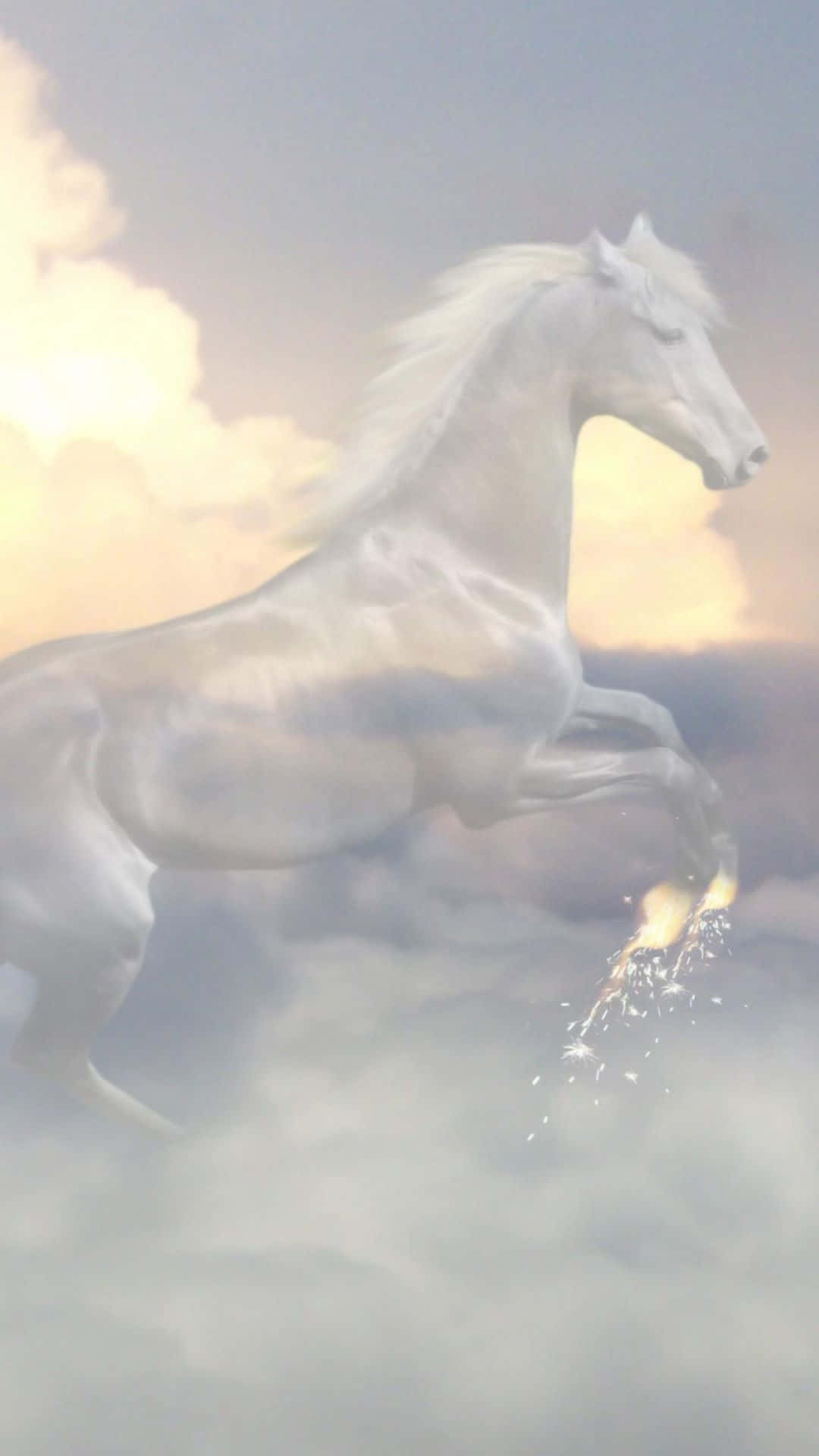 Take A Ride On The Wild Side With This Beautiful Horse Iphone Wallpaper Background