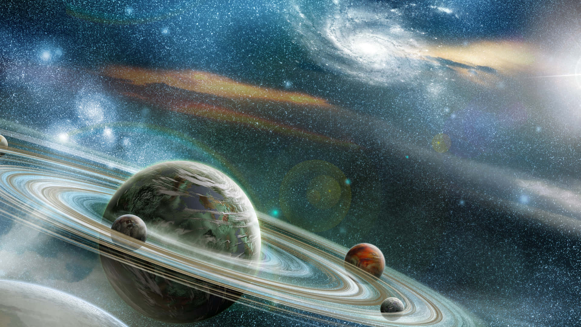 Take A Tour Of Our Beautiful And Vast Universe Background