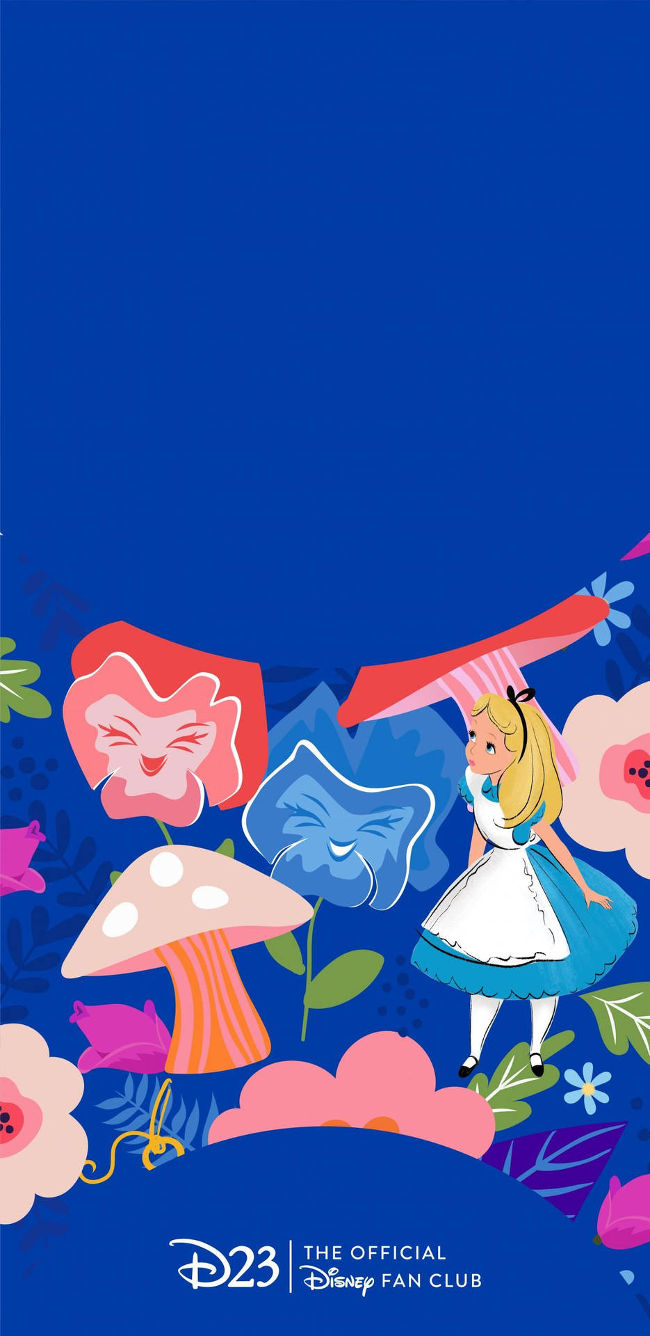 Take A Trip Down The Rabbit Hole With Alice In Wonderland Phone Background