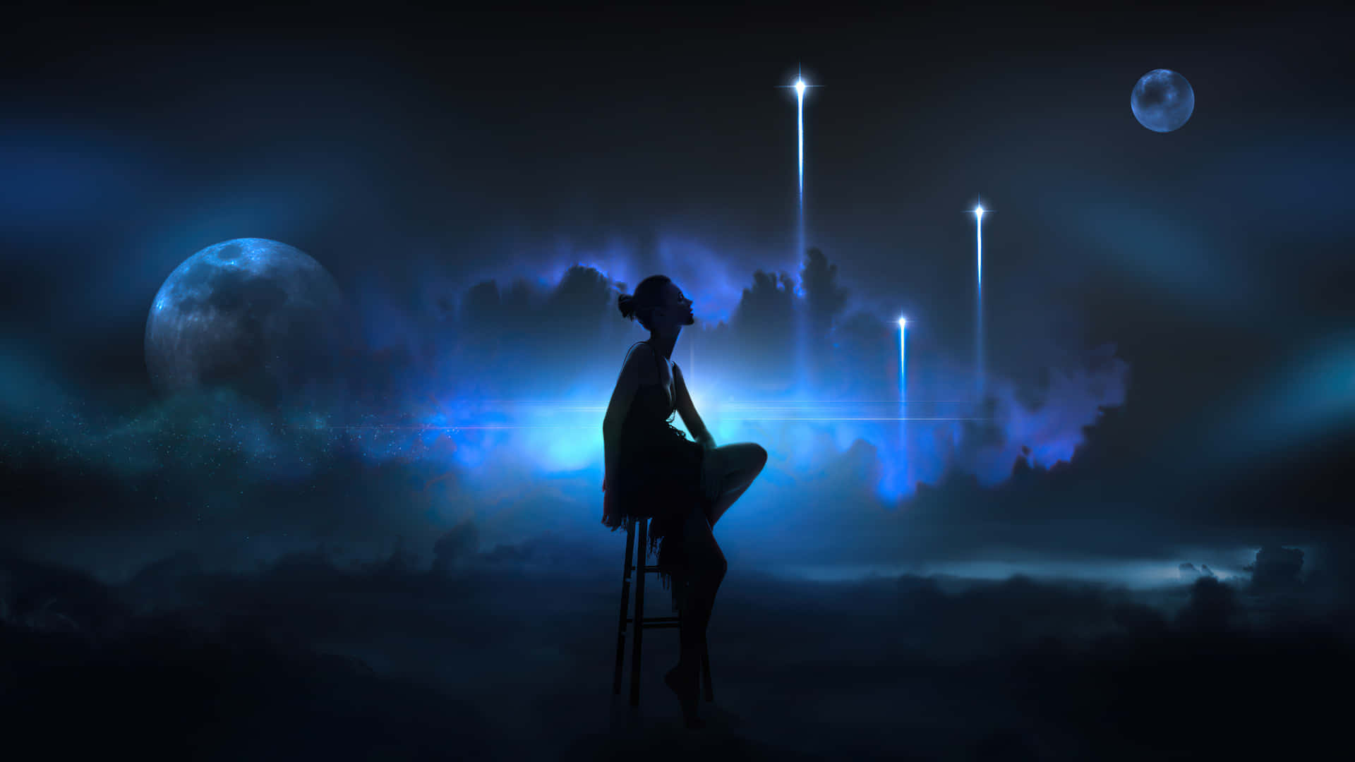 Take A Trip Through The Trippy Galaxy Background