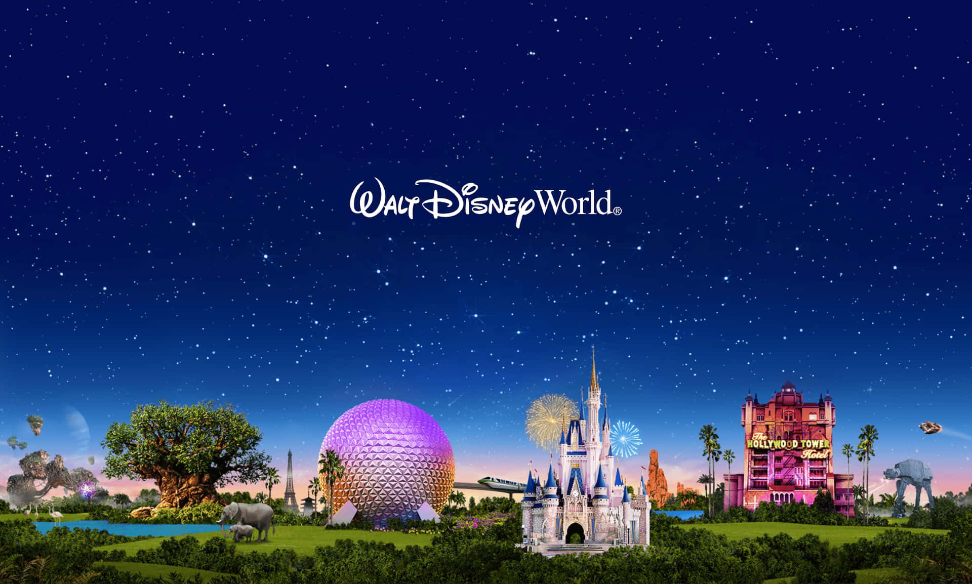 Take An Adventure To The Magic Kingdom Background