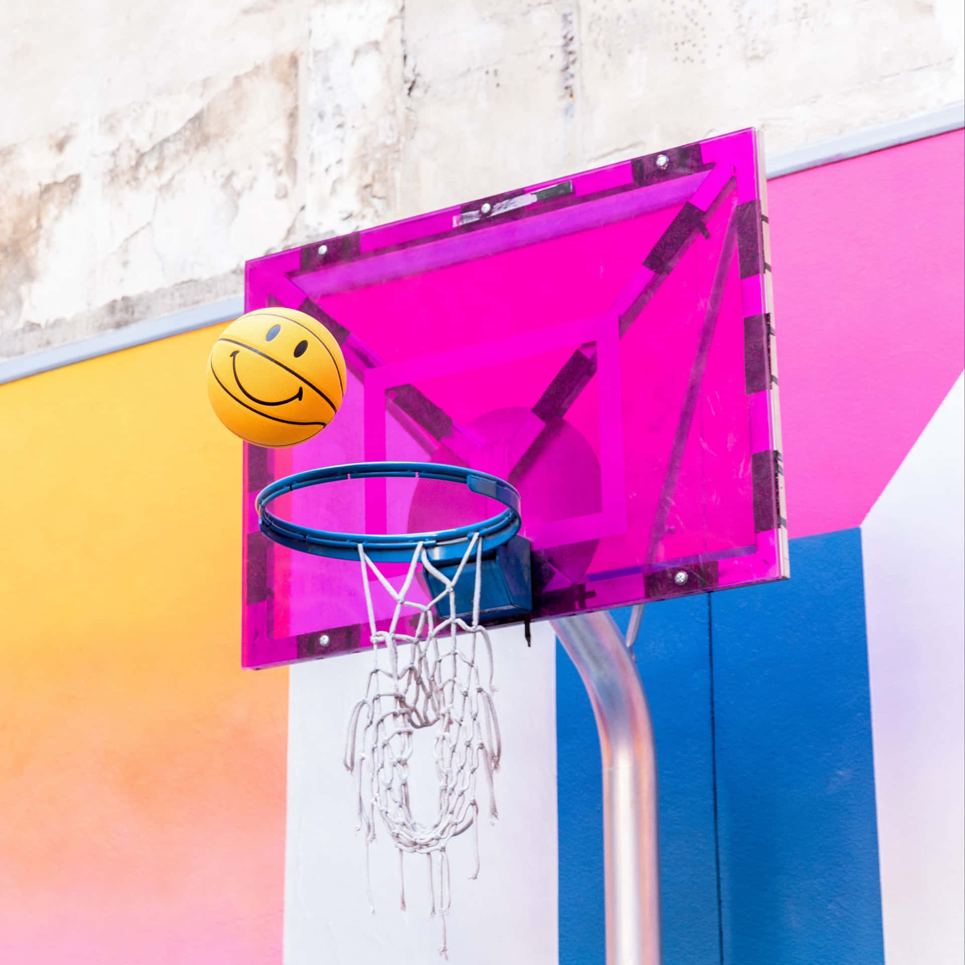 Take Basketball To The Next Level With Pink Background