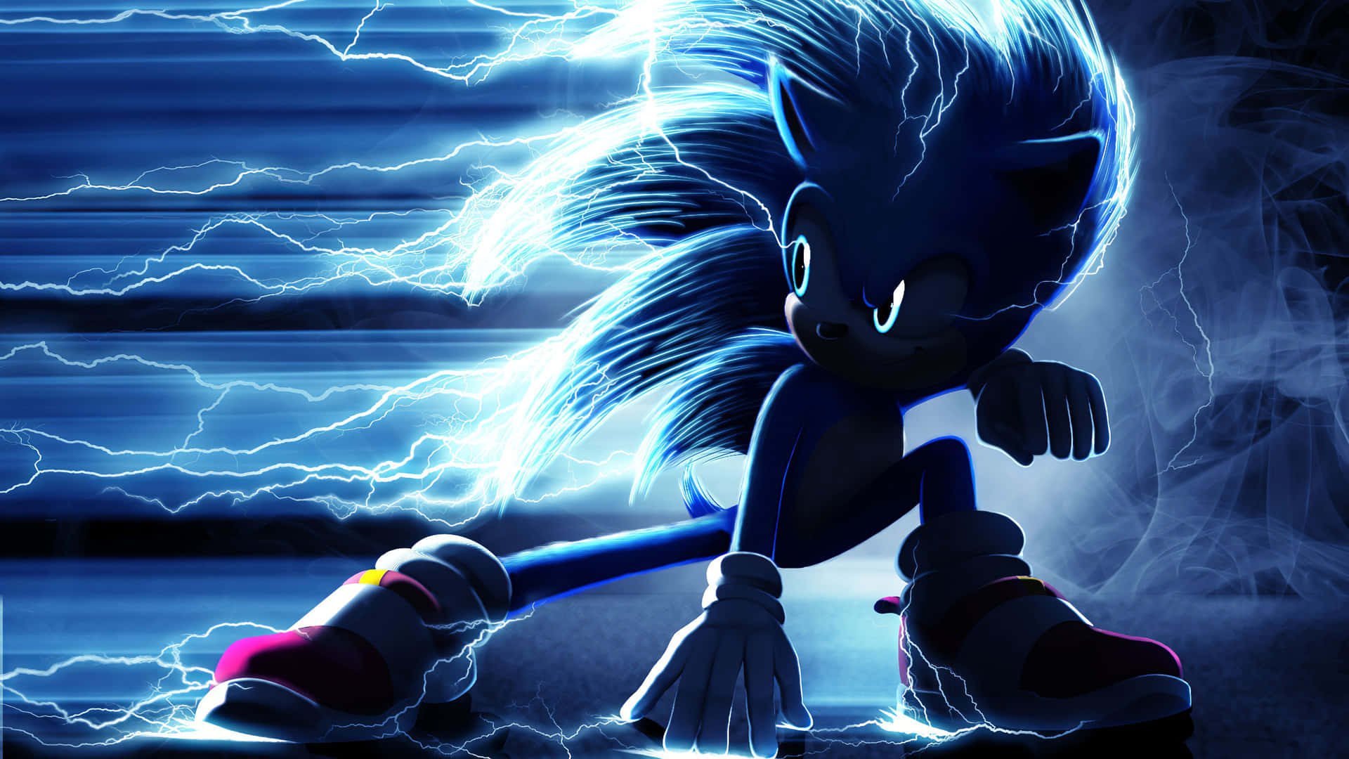 Take Control Of Sonic The Hedgehog And His Super Powers In 4k Resolution Background