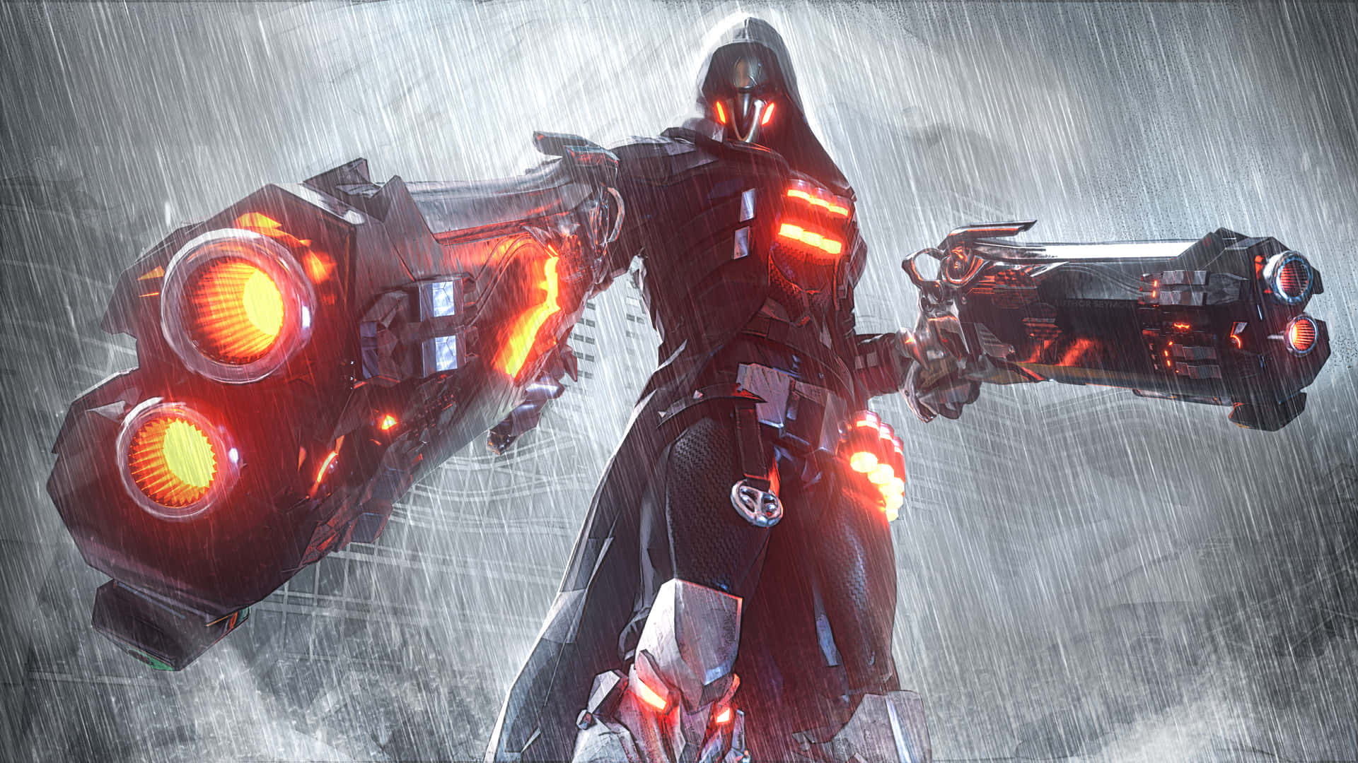 Take Control Of The Battlefield With Overwatch Reaper. Background