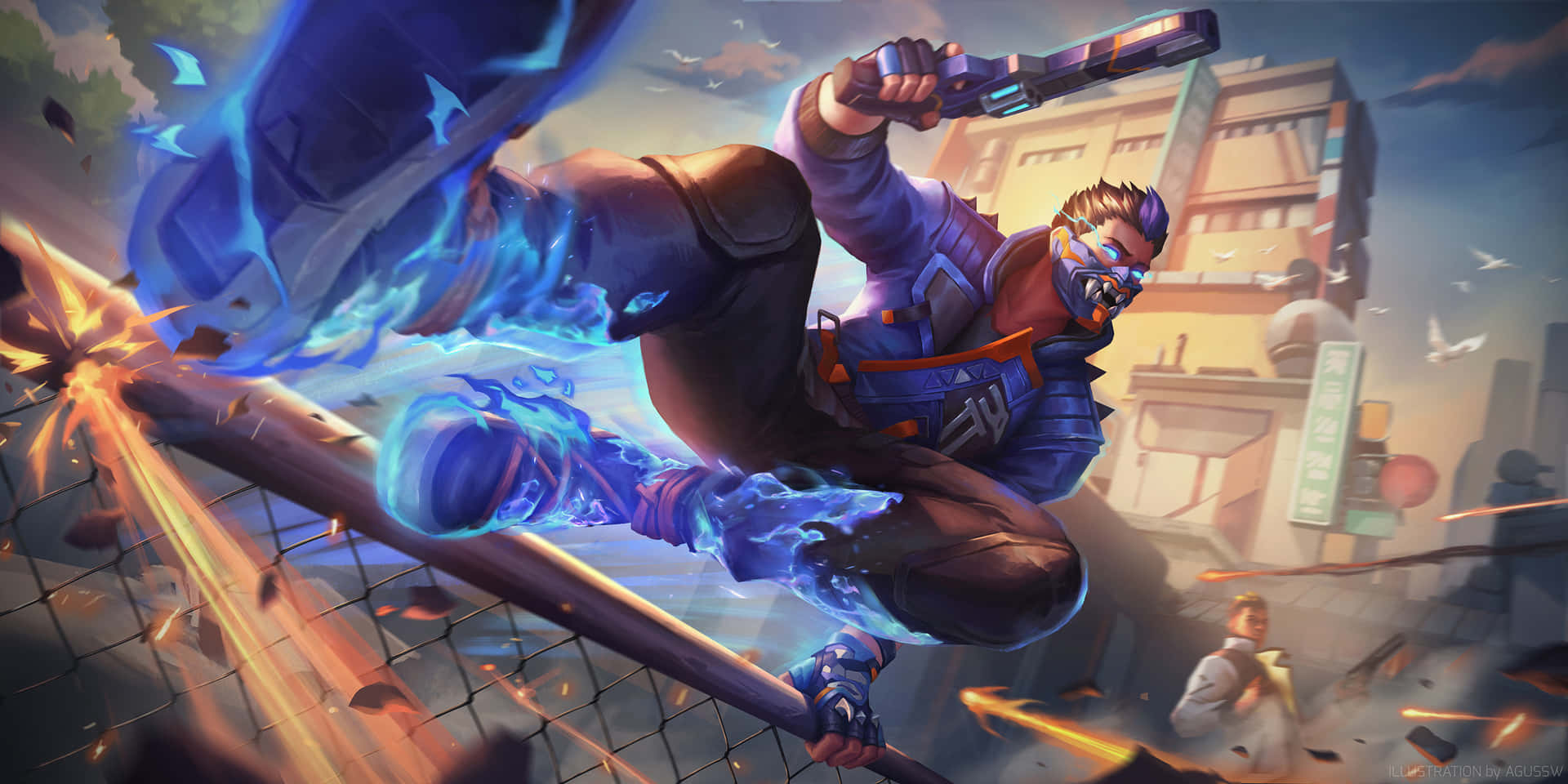 Take Down Your Opponents With Yoru In Valorant Background