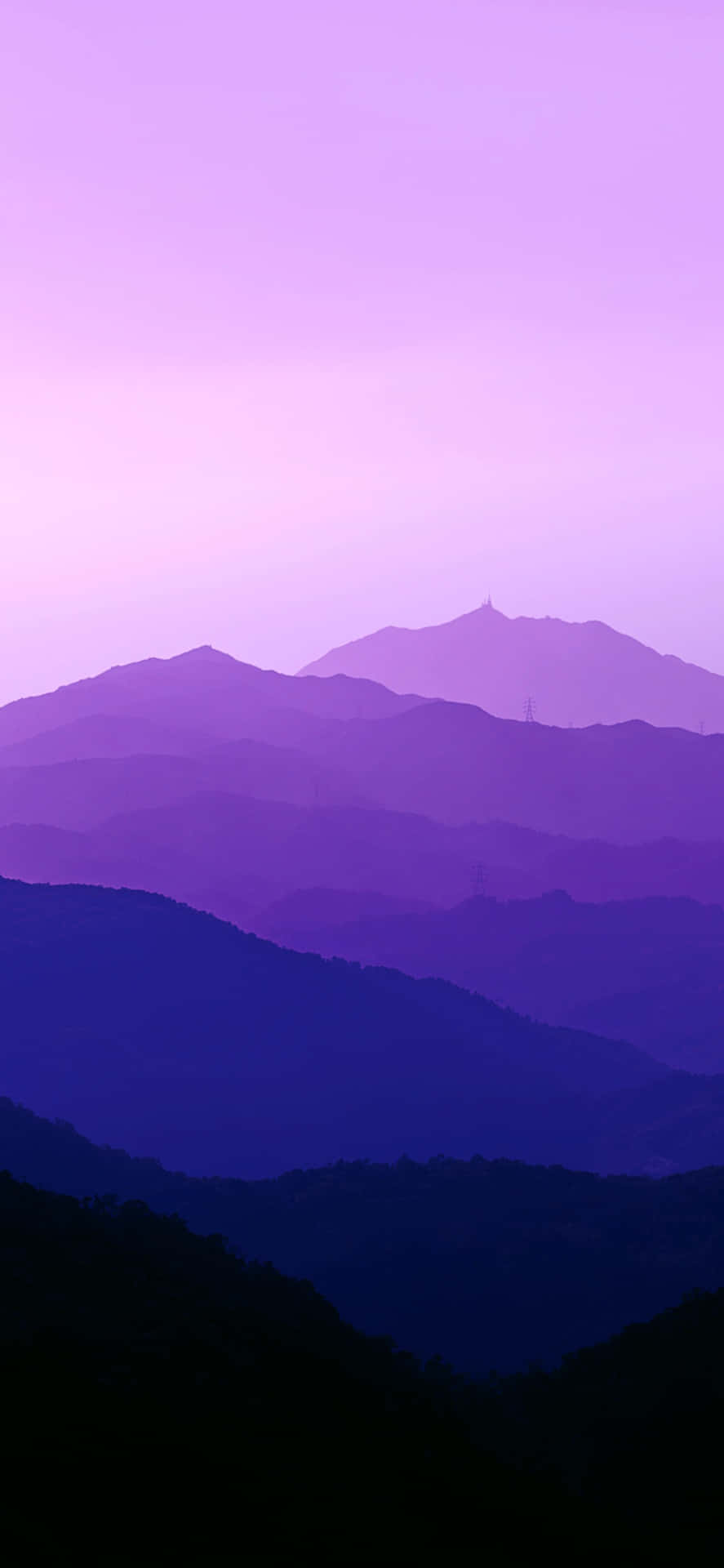 Take In The Beautiful Blue And Purple Hues Of A Stunning Sunset Background