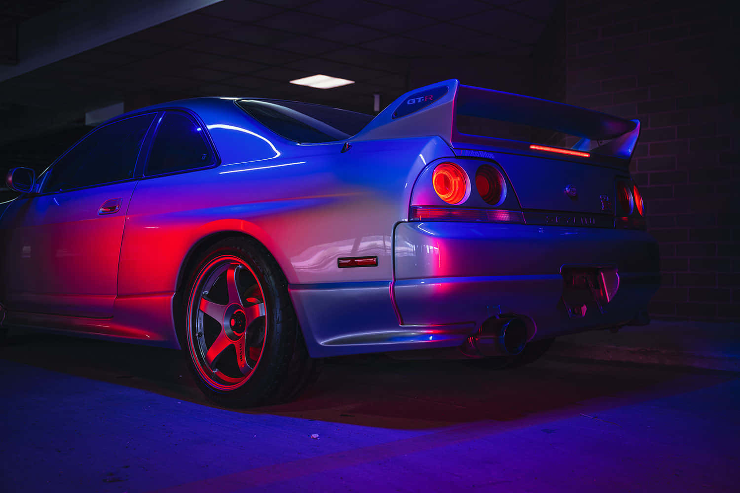 “take In The Beauty Of A Classic R33 Gtr” Background