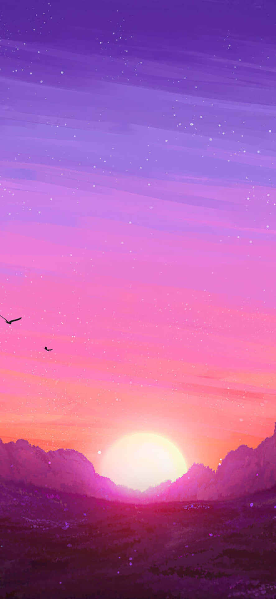 Take In The Beauty Of Sunset With Apple's Latest Iphone Background