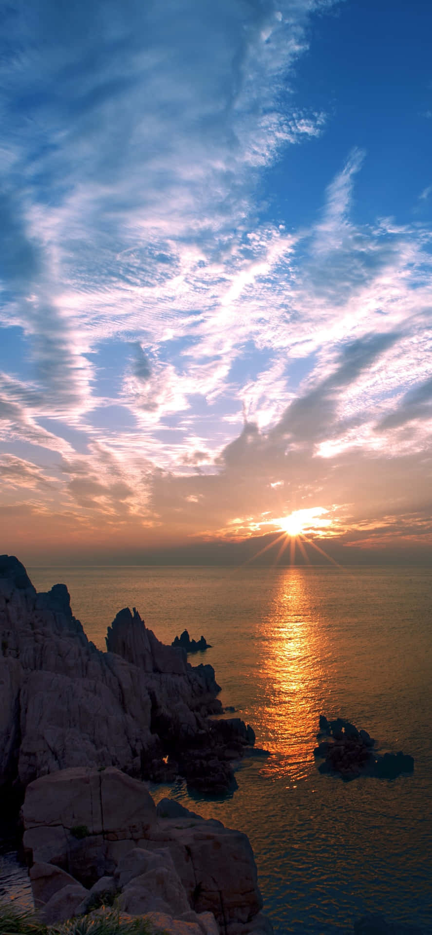 Take In The Beauty Of The Rising Sun With Your Iphone Background