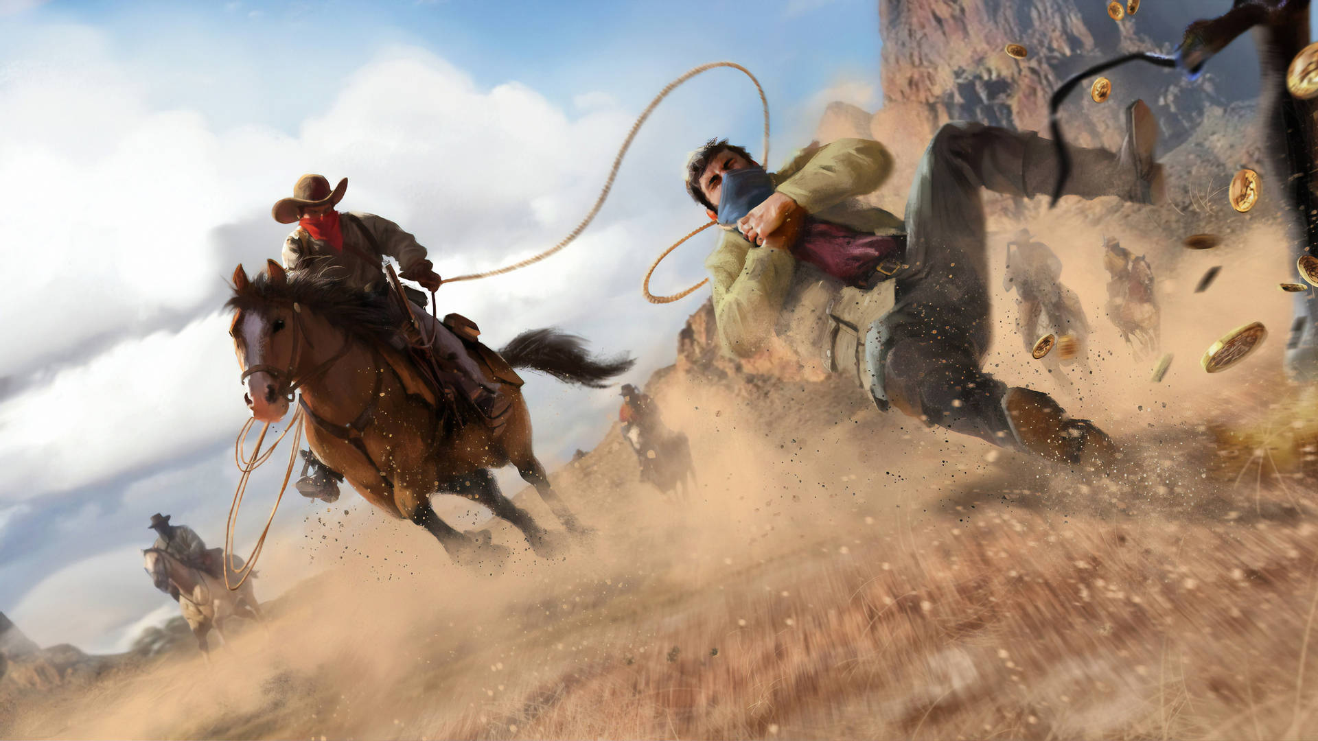 Take On Dangerous Missions In The Wild West Of Red Dead Redemption 2 Background