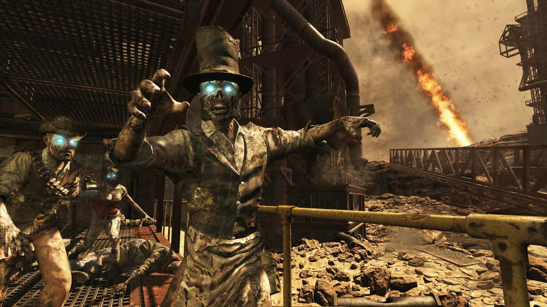 Take On Epic Battles In Call Of Duty Zombies Background