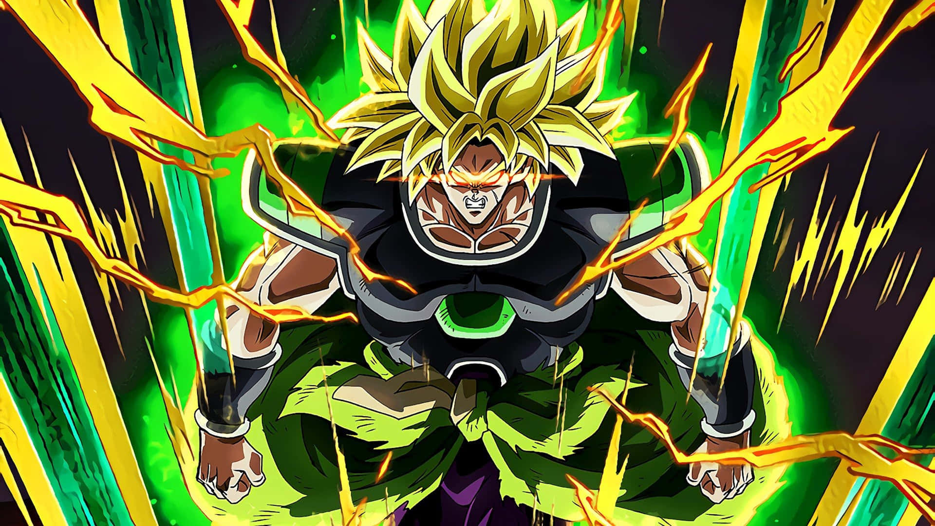 Take On The Legendary Super Saiyan, Broly, In This Ultra High-definition 4k Wallpaper. Background