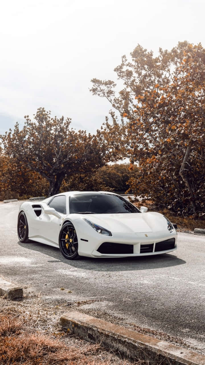 Take On The Road With White Ferrari Iphone