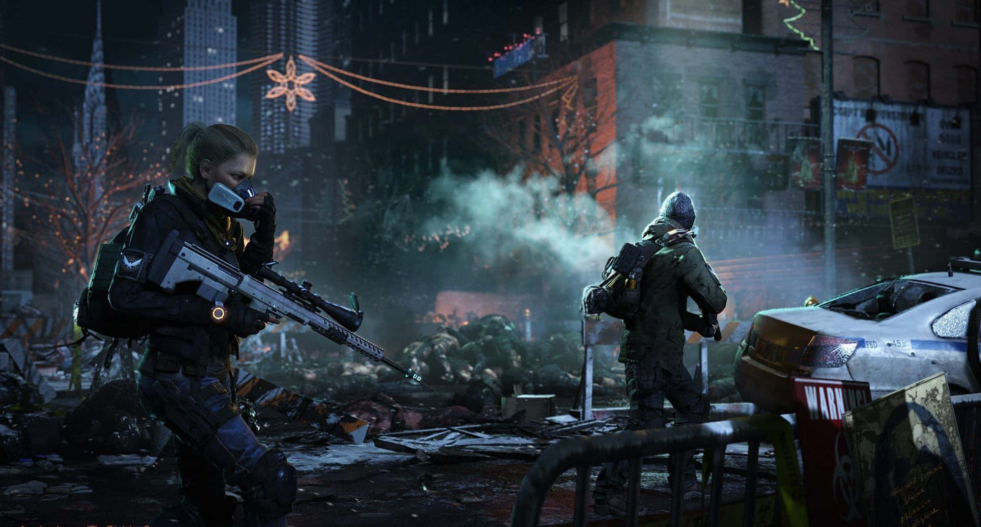 Take The Fight To The Streets In The Division Desktop Background