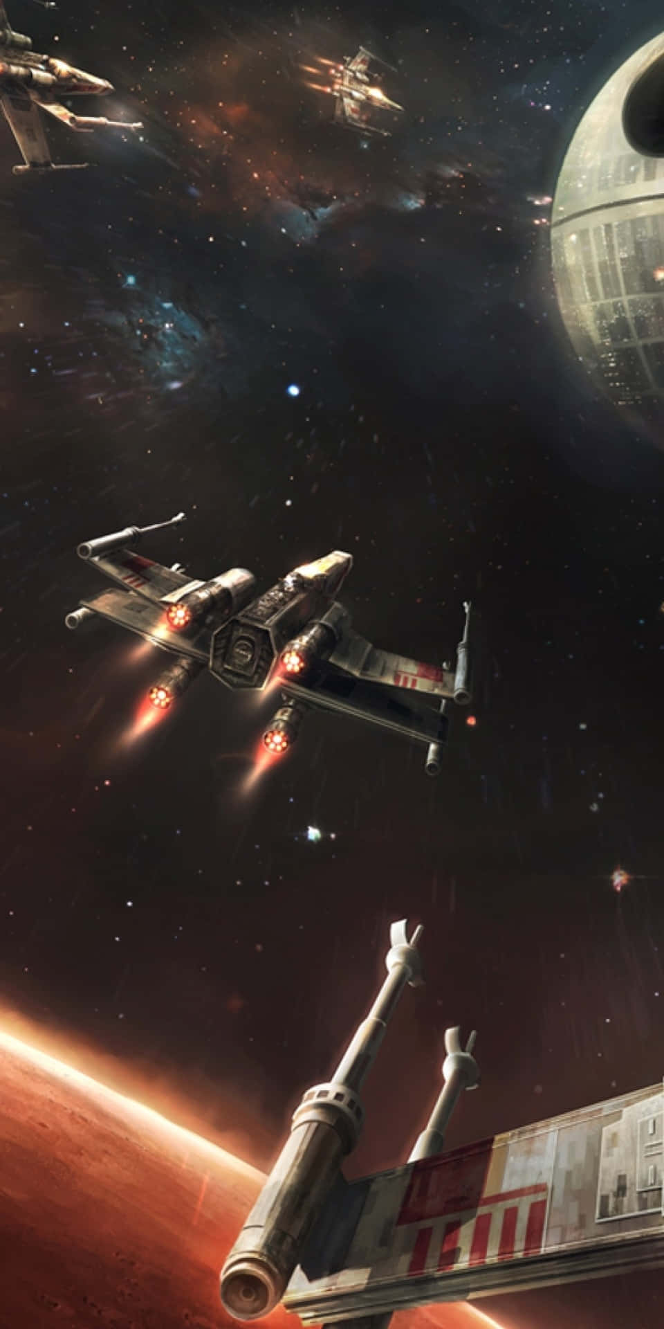 Take The Skies In This Star Wars X-wing Background
