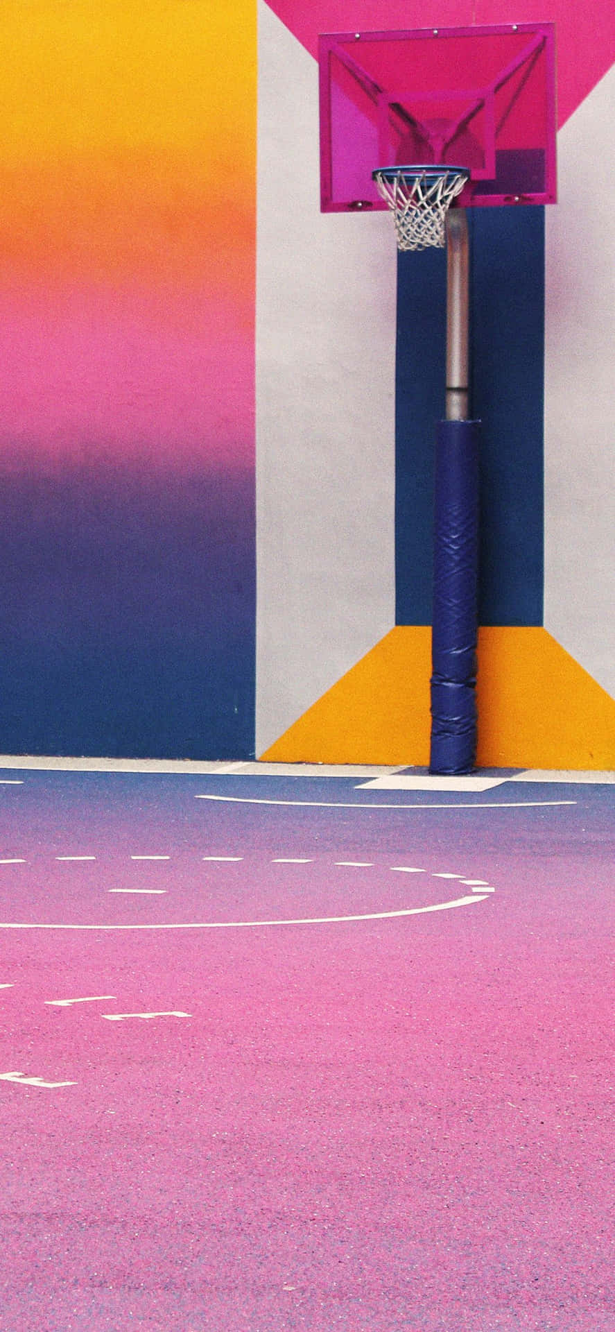 Take Your Game Sky-high With A Pink Basketball Background