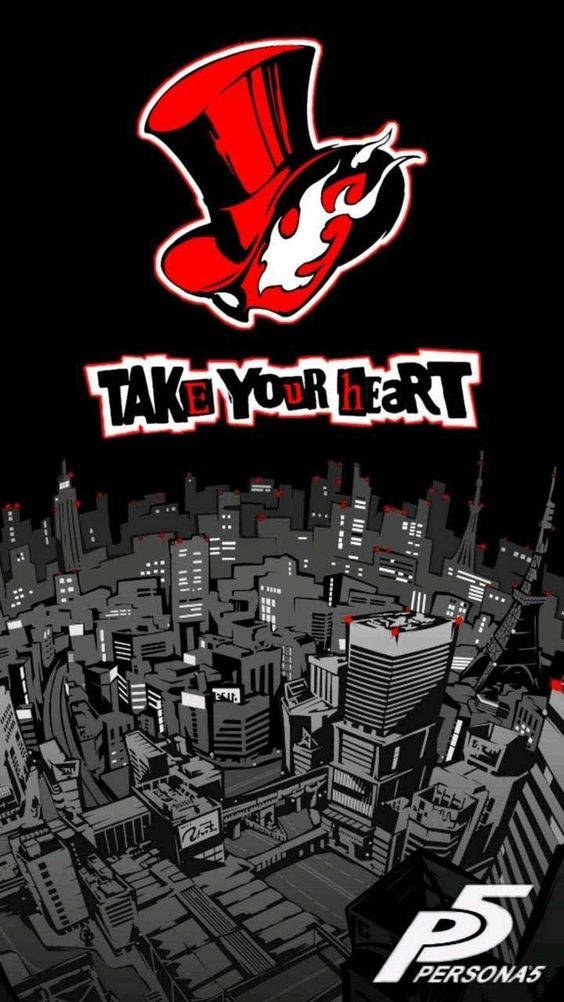 Take Your Heart Persona 5 Phone Background