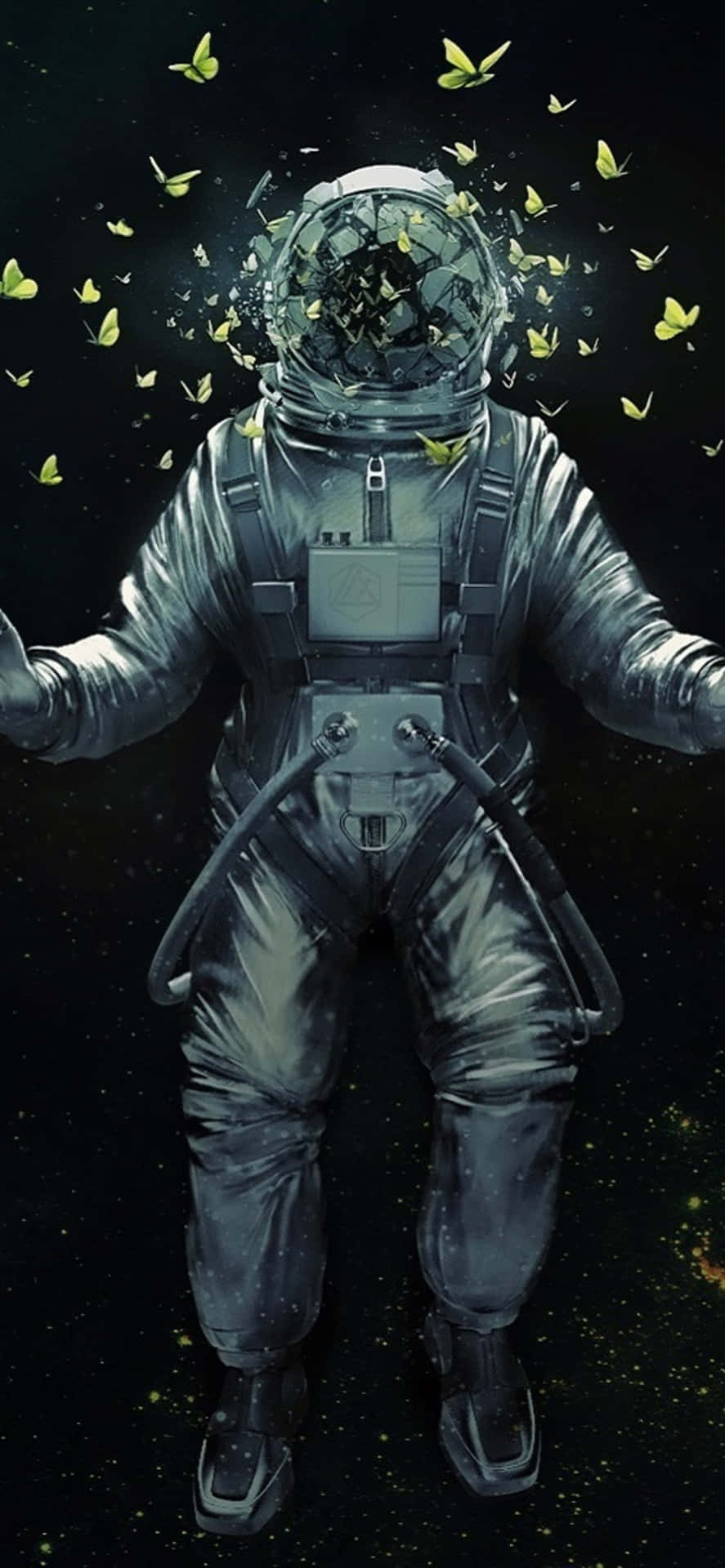 Take Your Intergalactic Adventures To The Next Level With The Astronaut Iphone. Background