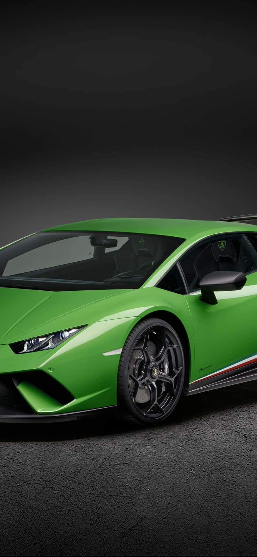 Take Your Journey To The Next Level With A Green Lamborghini Iphone. Background