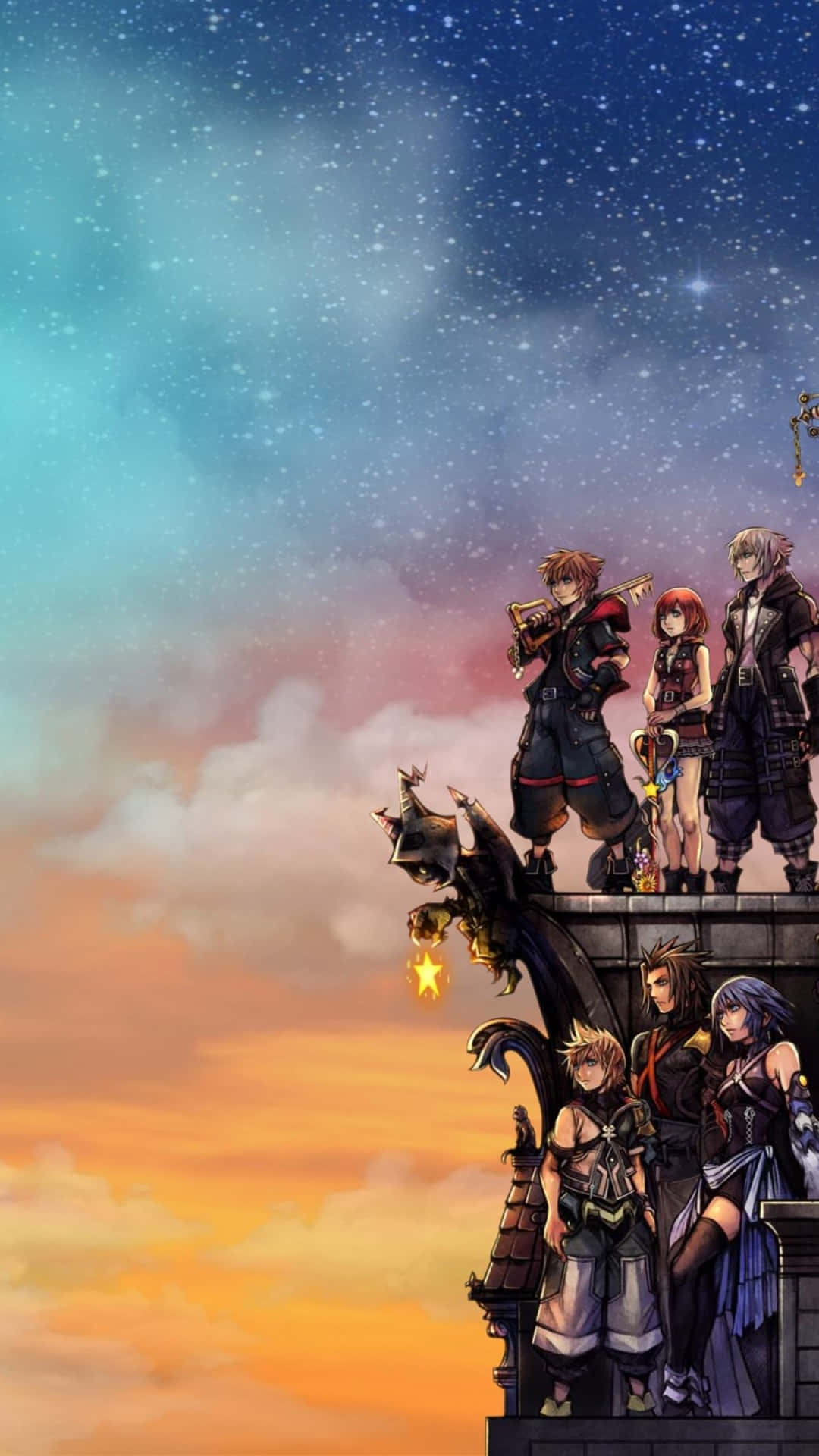 Take Your Kingdom Hearts Adventure With You On Your Phone Background