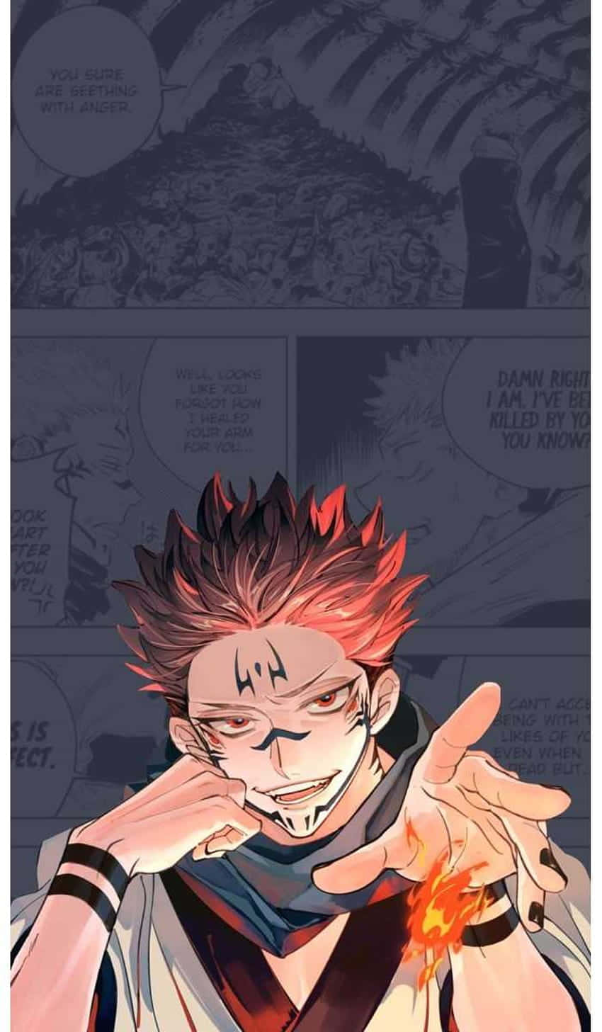 Take Your Mobile Experience To The Next Level With Sukuna Mobile Background