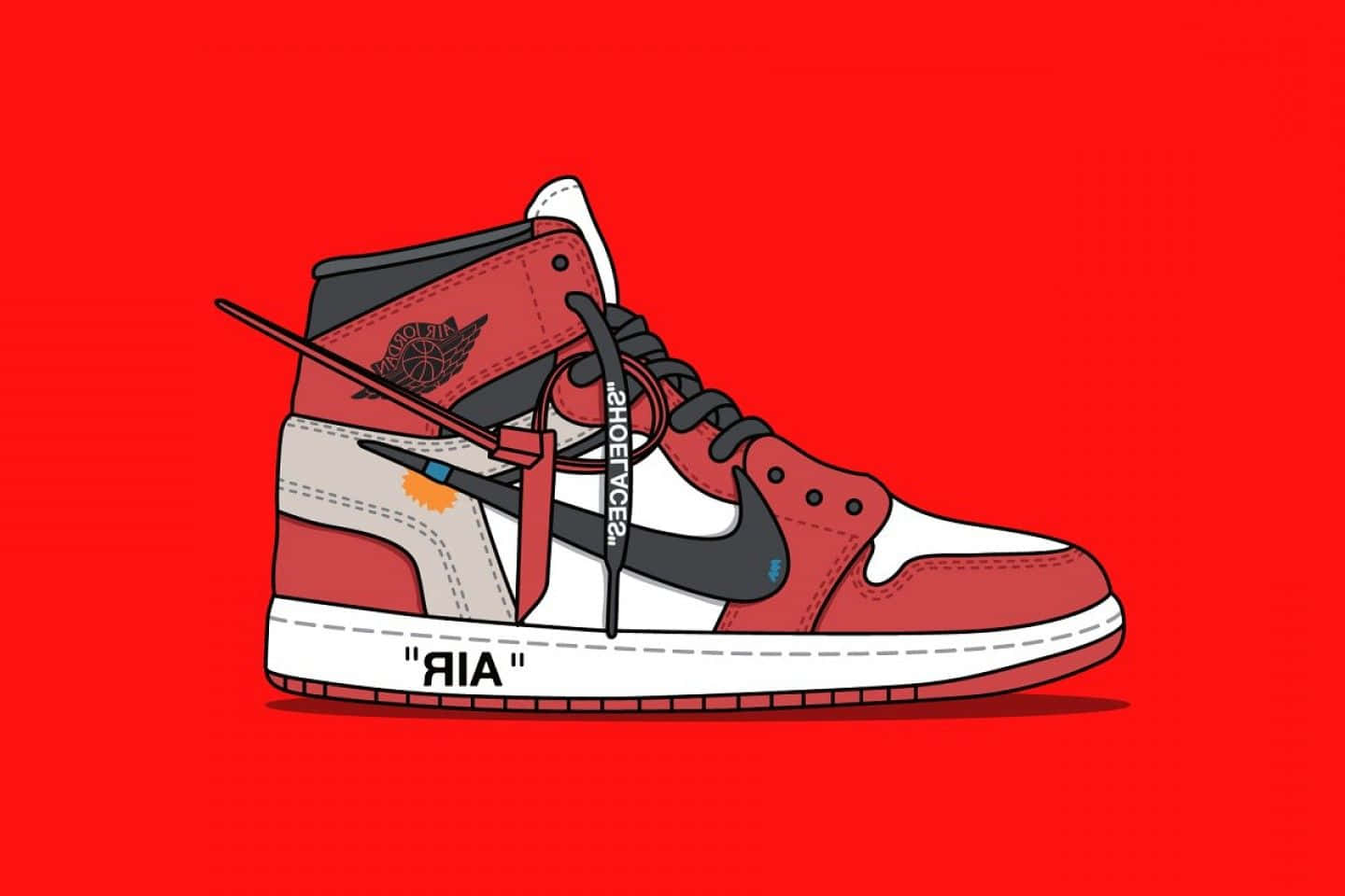 Take Your Sneaker Game To The Next Level With The Iconic Off White Jordan 1 Background