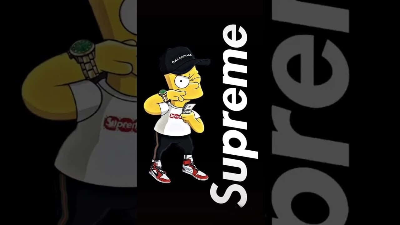 Take Your Style To The Next Level With Supreme Drip! Background