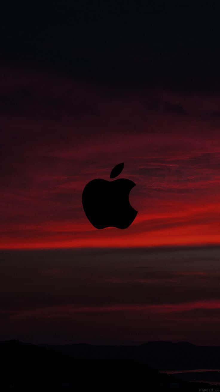 Take Your Style Up A Notch With This Unique Black And Red Iphone. Background