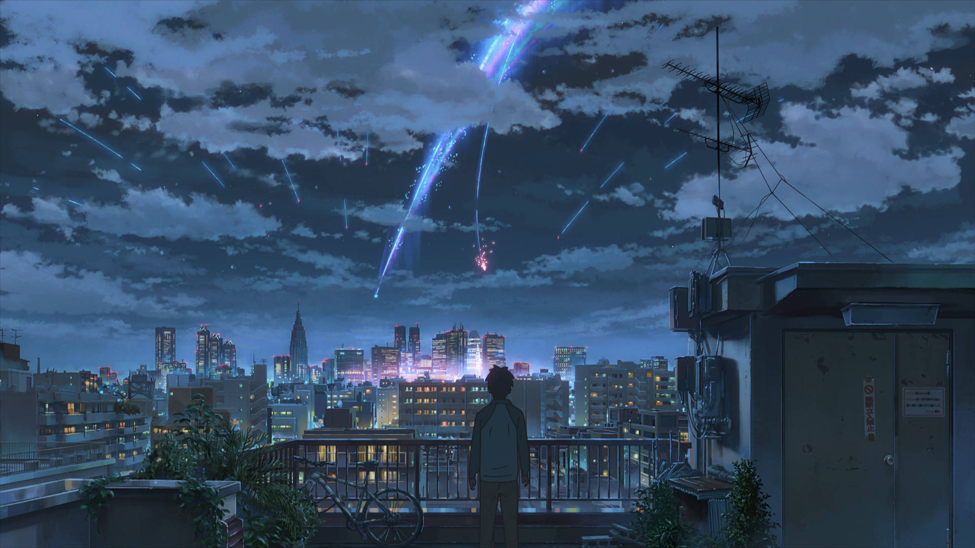 Taki Comet Your Name Anime 2016 Background