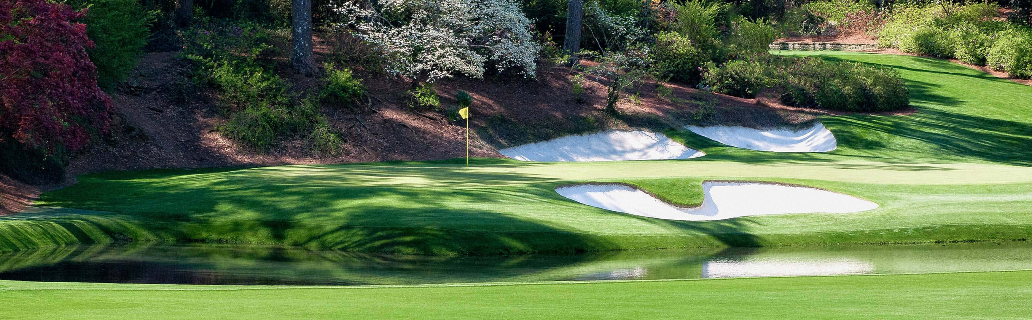 Taking In The Sound Of Silence On The Golf Course Background