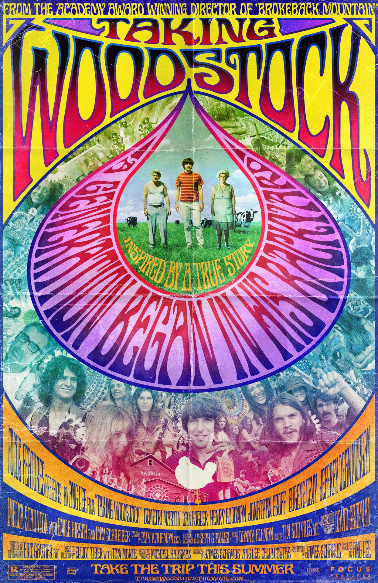 Taking Woodstock Movie Poster Background