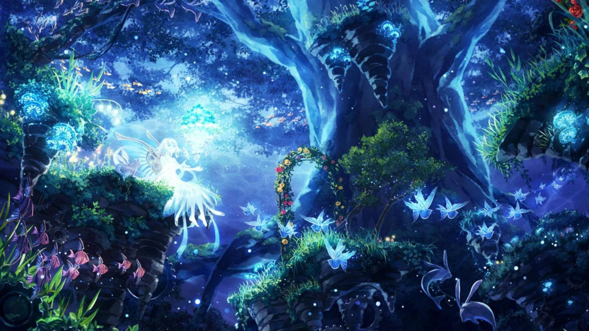 Tale Of The Creation Fairy World Background