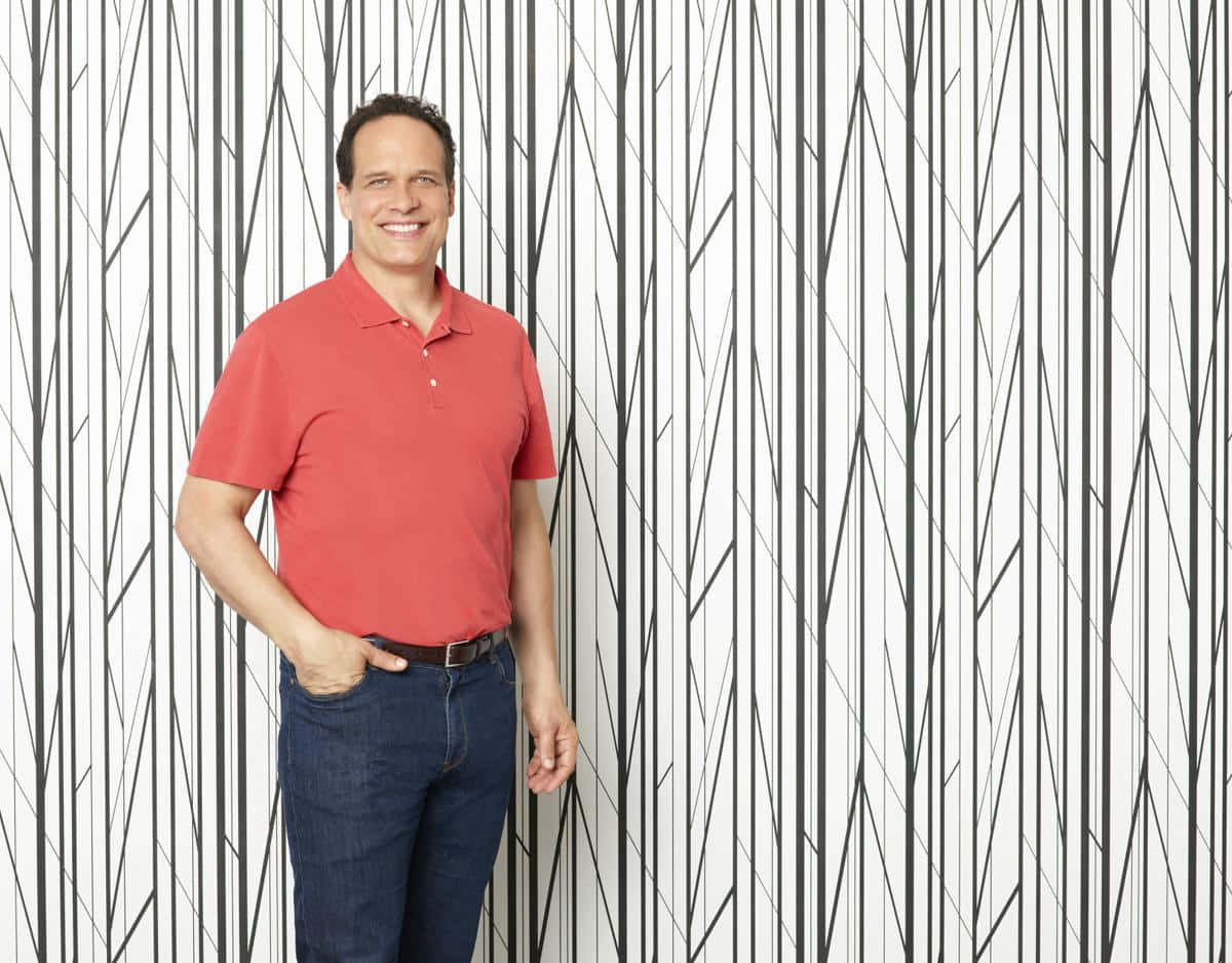 Talented Actor Diedrich Bader In A Candid Shot Background