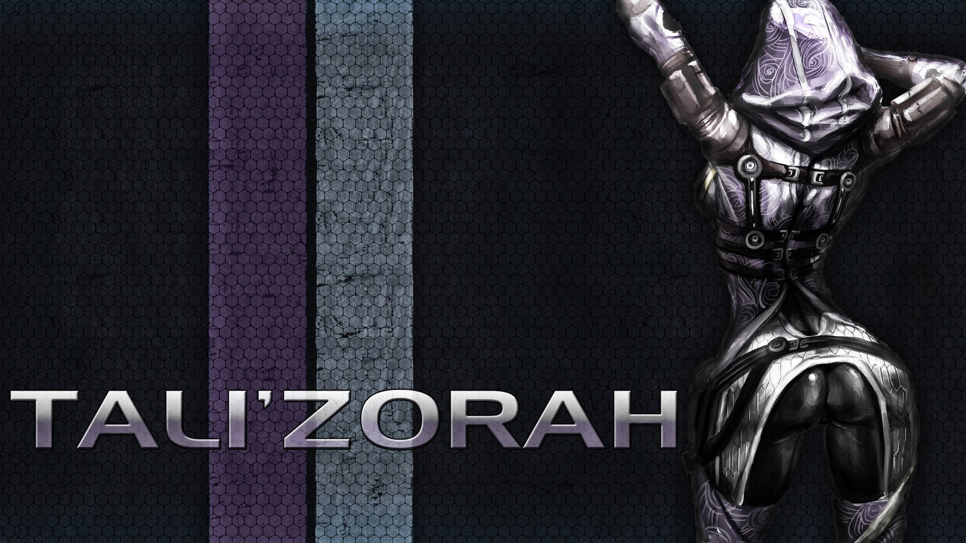 Tali'zorah Charcter In Mass Effect 3 Background