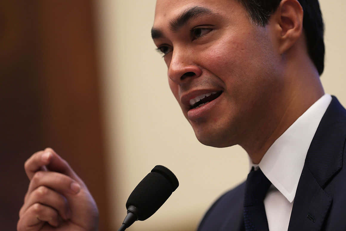 Talking Julian Castro Up Close Background