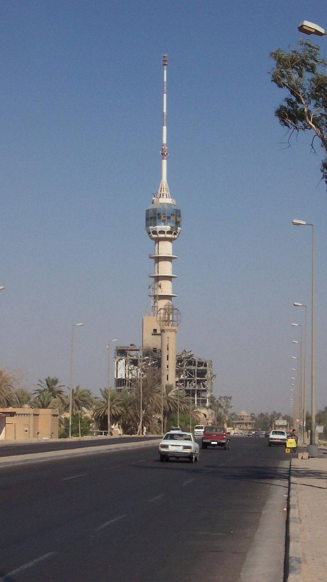 Tall Baghdad Tower Background