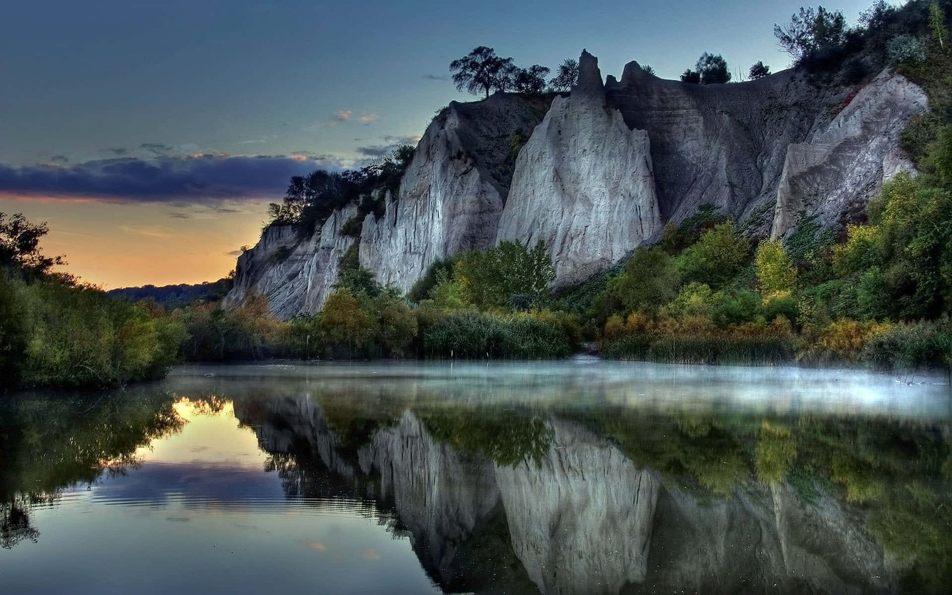 Tall Cliffs Natural Background