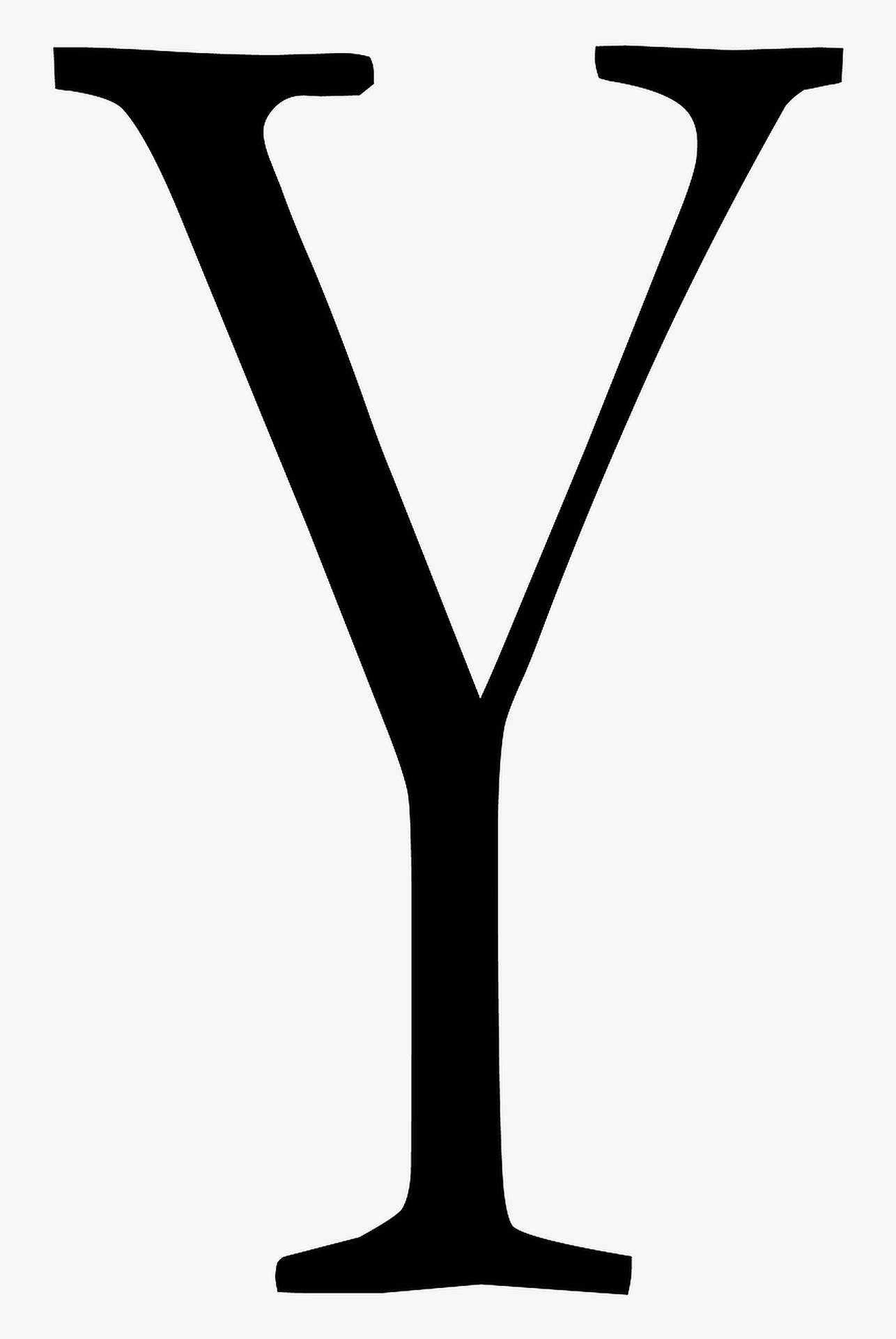 Tall Letter Y Background