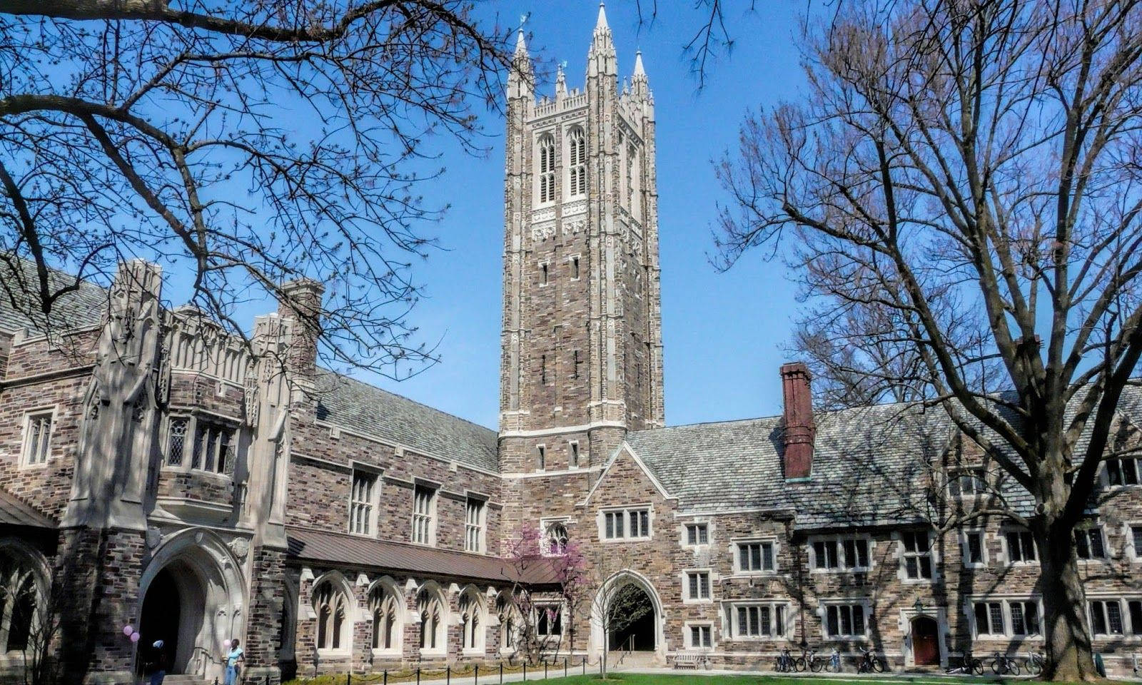 Tall Princeton University Building Background